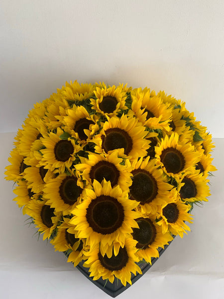 Corazón de Girasoles