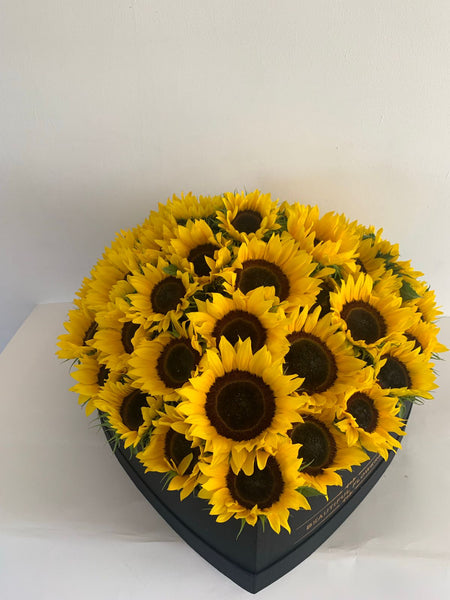 Corazón de Girasoles